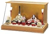 一秀 作 ひな人形 木目込 雛人形 親王飾 桃山雛 17号 ケース入