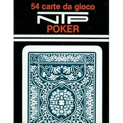 NTP Poker Floreale Standard Index Plastic Playing Cards (Green)