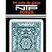 NTP Poker Floreale Standard Index Plastic Playing Cards (Green)