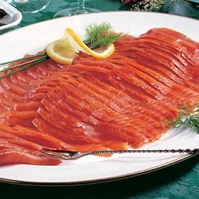 SeaBear Nova Style Smoked Wild Sockeye Salmon Lox - 1.5 Lb. Fillet by SeaBear
