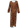 Robes for Women Long Sleeve Viscose Gown Size L (kftn853)