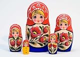 Volga Maiden Doll Set 5pc./7H x 3.25D