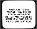 Mauspad mit Journalisten: Menschen, die in einem anderen Beruf mit weniger Arbeit mehr Geld verdient h�tten. Dekoration