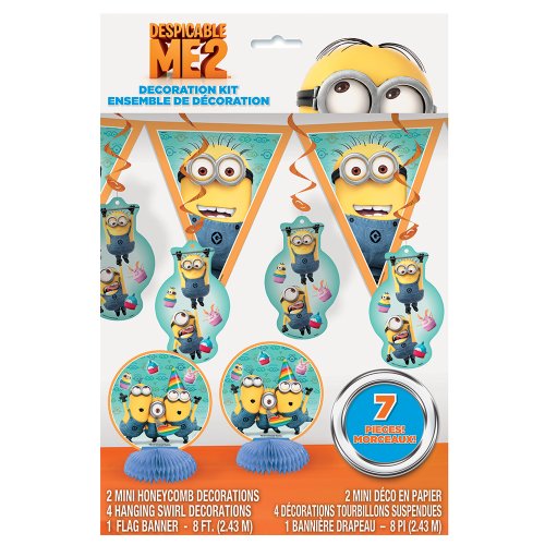 Despicable Me Party Decoration Kit, 7pc
