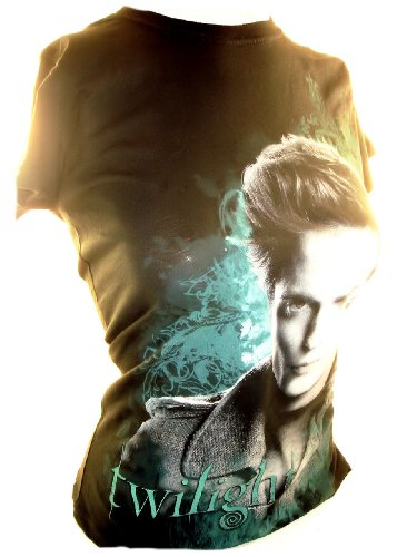 Twilight Ladies Shirt/Top - Edward Portrait (Black)