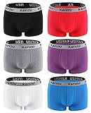 Men's Underwear,KAYIZU Brand Comfort Soft Cotton Boxer Brief Medium (6-Pack)