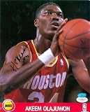 Akeem Olajuwon Autographed/Hand Signed 8x10 Photo (Houston Rockets) JSA