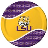 Lets Party By Creative Converting Louisiana State Tigers (LSU) Dinner Plates