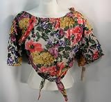 Cotton Express Flowered Bolero Shrug