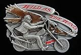 IMAGE OF Wild As The Wind-enamled Belt Buckle
