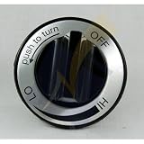 Universal Control Knob with Extra Long 1 Inch Shaft Gas Grill Part