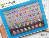 Y-pad Learning Table Toy Machine Alphabet Number Tablet English Computer Kids (Blue)