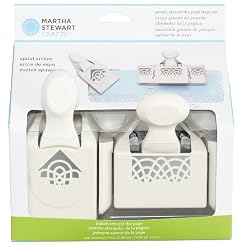 Martha Stewart Crafts Spiral Arches Around the Page Punch, Large