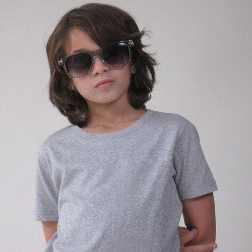 【感覚・触覚過敏症】【アトピー】【敏感肌】　子供服：ナチュラルTシャツ：グレー (XS)