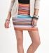 Nollie Womens Stripe Tribal Skirt