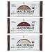 MACROBARS Organic Variety Pack of Peanut Protein, Tahini Date, and Cashew Butter, 2 oz Bars (Pack of 15)