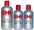 CHI&reg; Silk Infusion (12 oz.), Infra Shampoo (6 oz.) & Infra Treatment (6 oz.) Holiday Haircare Set