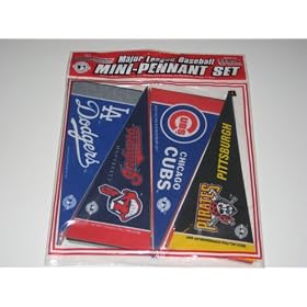 MLB Baseball Mini Pennant Set MLB Baseball Mini Pennant Set