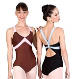 Two-Tone Tank Leotard - N8343