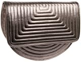 Nine West - Nine West Deco Quilt Small Metallic Quilted Clutch