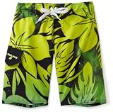 Laguna Boys 2-7 Ombre Hibiscus Print Swim Short