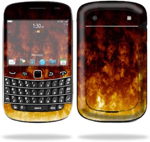 Mightyskins Protective Skin Decal Cover for Blackberry Bold 9900 or 9930 Cell Phone wrap sticker skins Firestorm