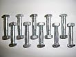 10 Pack, Shear Pins (Bolts) and Nuts, Replaces Ariens 532005, 53200500, 05907100