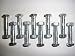 10 Pack, Shear Pins (Bolts) and Nuts, Replaces Ariens 532005, 53200500, 05907100