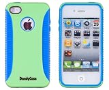 51gesGyHULL. SL160  Body Armor Case for Apple iPhone 4, 4S (AT&T, Verizon, Sprint)   Blue/Green
