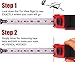25' Foot QUICKDRAW PRO Self Marking Tape Measure - 1st Measuring Tape with a Built in Pencil - Contractor Grade Steel Tape - 25 Foot Power Locking Tape Ruler