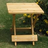 from Trueshopping Small 406mm Square Wooden Folding Garden Table