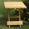 Small 406mm Square Wooden Folding Garden Table