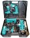 Motor City Tools 10050 5 in 1 18-Volt Cordless Combination Tool Kit with Two Batteries
