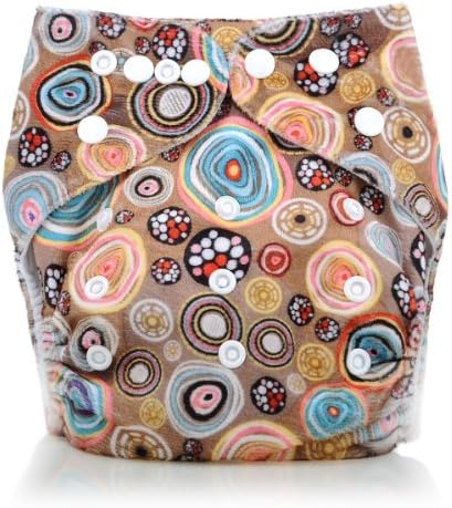 Reusable Washable Microfleece One Size Cloth Diapers, Brown Color: Brown Model: M28 (Newborn, Child, Infant)