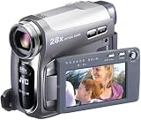 JVC GR-D 725 Camcorder (miniDV, 28-fach opt. Zoom, 6,9 cm (2,7 Zoll) Display)