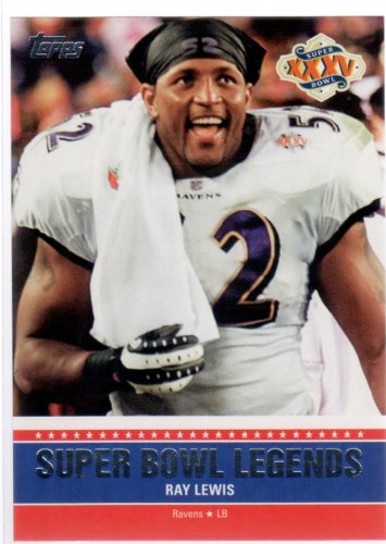 2011 Topps Super Bowl Legends #SBLXXXV Ray Lewis - Baltimore Ravens (Football Cards)