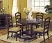 Kitchen & Housewares : 5 Piece Round Walnut Dining Set