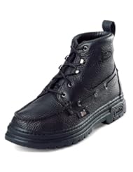 Shoes: Justin Boots 985 Mens Cowhide Chukka Black 10.5 M US - Justin Boots