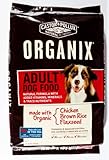 Castor & Pollux Organix Adult Canine Formula, Chicken, Brown Rice & Flax Dry Dog Food, 25-Pound Bag