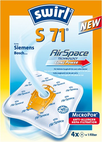 Swirl S 71 Airspace Staubfilterbeutel Swirl S 71 Airspace Staubfilterbeutel