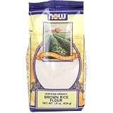 NOW Foods Organic Brown Rice Flour  16 Ounce Bags Pack of 6 by NOW Foods