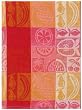 100% Cotton Jacquard Fruits Dishtowel 18" X 28" Set / 6