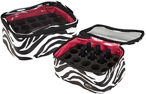 Seya Compact Nail Polish Storage Pouch (Zebra)