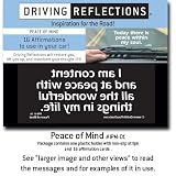 Peace of Mind, inspirational affirmations to empower your thinking, relieve stress, and deepen your spiritual life while you drive! Give a unique gift, under $10, that uplifts with positive, faith-filled affirmations!