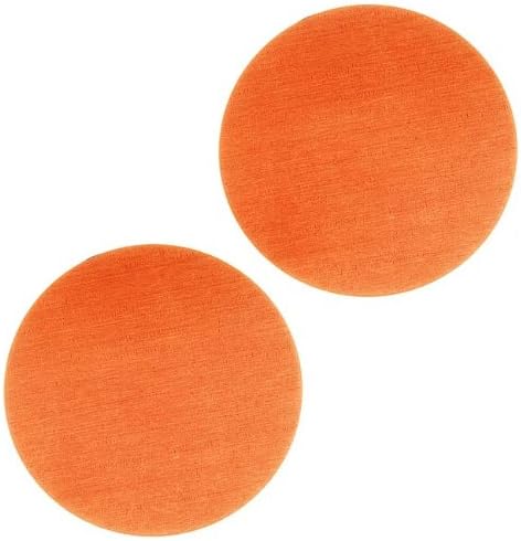 Lillypilly Anodized Aluminum Blank Circle Stamping Orange 25mm (2)