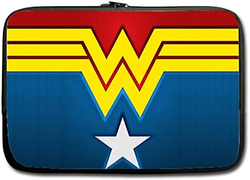 Water Resistant Computer Sleeve Case Protector Case Bag for Apple MacBook Pro 13 Inch Wonder Woman Print
