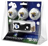 Kentucky Wildcats 3 Golf Ball Gift Pack w/ Spring Action Tool - NCAA College Athletics