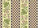 By The Yard Parisian Paisley Stripe Quilt Cotton Fabric