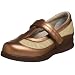 Drew Shoe Women's Desiree T-Strap Flat,Penny Calf/Mesh,6.5 W US