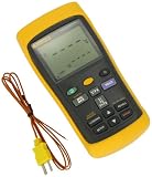 FLUKE 54-2 DUAL INPUT DIGITAL THERMOMETER WITH USB RECORDING, 3 AA BATTERY, -418 TO 3212 DEGREE F RANGE, 60 HZ NOISE REJECTION FLUKE 54-2 DUAL INPUT DIGITAL THERMOMETER WITH USB RECORDING, 3 AA BATTERY, -418 TO 3212 DEGREE F RANGE, 60 HZ NOISE REJECTION